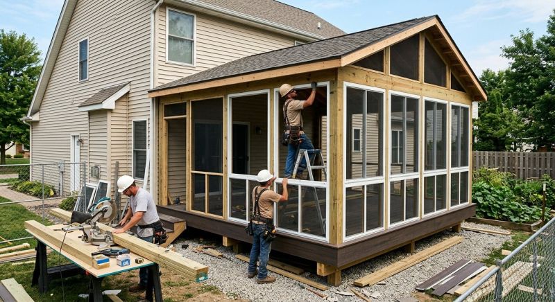 Deck Enclosure Installation in Cincinnati, OH